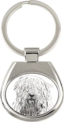 Obrázek produktu pro Komondor - klíčenka s psem, klíčenka s potiskem, personalizovaná přívěska značky Art-Dog