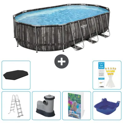 Produktbild von Bestway Power Steel Oval - 610x366x122 cm - 7-teilig  S662