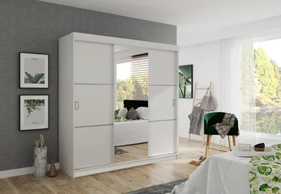 Produktbild von Schrank BILL 3 250 cm. Variante: Farbe Weiß, Größe 250x205x59