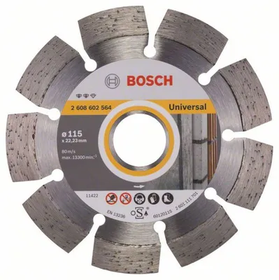 Image de Disque à tronçonner diamanté Bosch 2608602564, 115 mm