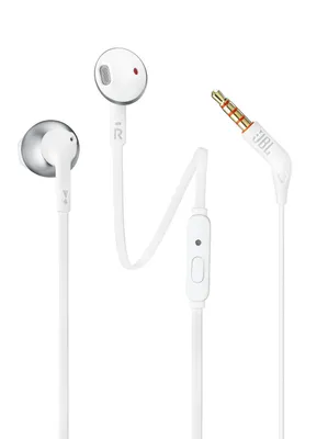 Zdjęcie produktu dla Słuchawki przewodowe z wtykiem 3,5 mm JBL T205, białe
