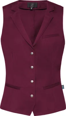 Produktbild von Greiff GASTRO MODA Damen Kellner-Weste Revers Regular Fit Bordeaux L