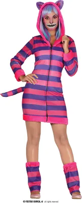 Image de costume y rayé de chaton pour femme, taille:L