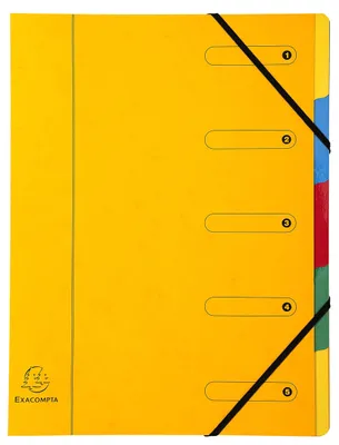 Produktbild von Exacompta 5205E Premium Ordnungsmappe aus extra starkem Colorspan-Karton DIN A4