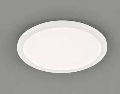 Image de Plafonnier LED CAMILLUS lampe de salle de bain plate ronde Ø40cm en blanc IP44