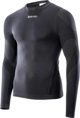 Obrázek produktu pro Hi-tec Surim Top s dlouhým rukávem Baselayer Black M-L Pánské Black M-L