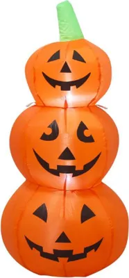 Produktbild von Halloween Opblaasbare Deko Toren 107cm Met LED Licht - Buiten Deko Für Garten, Vorweg Und Spukhafte Feste