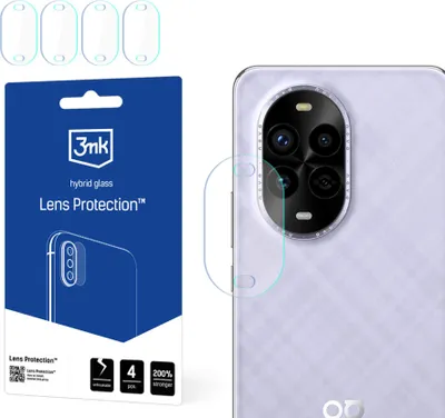 Produktbild von 3mk Hybridglas Lens Protection für Huawei Nova 13 ProKamera Objektiv Kameralinse  0,16mm 6H (4 Stück)