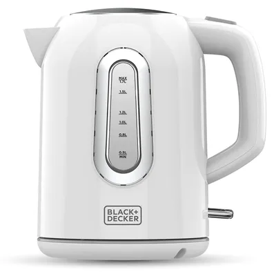 Produktbild von BLACK+DECKER BXKE2204E - Wasserkocher, 1,7 l, 2200 W, 360°-Sockel, leicht, Absch