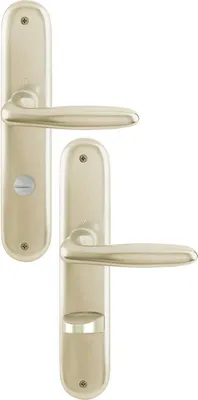 Produktbild von HOPPE Langschild-Garnitur Verona Aluminium Neusilber 1510/273P - 6972129