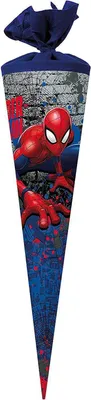 Produktbild von Nestler Schultüte Filzv. 70 cm rund Spider-Man Marvel