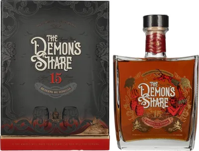 Produktbild von The Demons Share Rum 15 Jahre gereift 43% vol. 0,7l in edler Geschenkbox