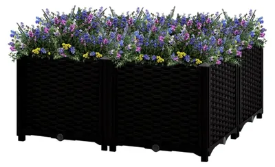 Produktbild von Hochbeet 80x80x38 cm aus Polypropylen