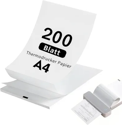 Obrázok produktu pre Termopapier A4, 210x297 mm, 200 listov, bez obsahu atramentu, určený na termoplačkárne