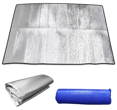 Produktbild von Aluminium-Isoliermatten – Faltbarer Campingboden, 200 x 200 cm