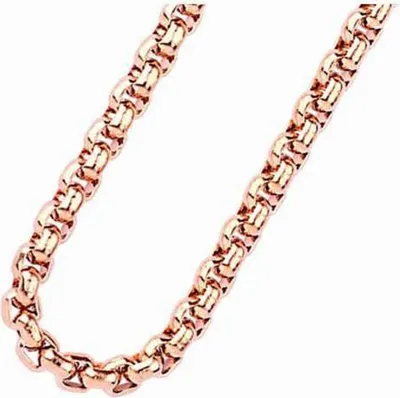 Produktbild von Halskette 90 cm - Edelstahl - Venezianer - rosé IP