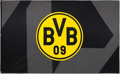 Produktbild von BVB Dortmund BVB-Hissfahne schwarz 250x150cm 0