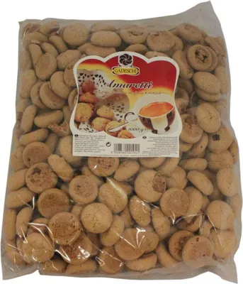 Produktbild von Gadeschi Amaretti Gebäckstücke mit Aprikosenkernen groß 1000g