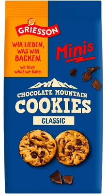 Produktbild von Griesson Chocolate Mountain Cookies Classic Minis 125g