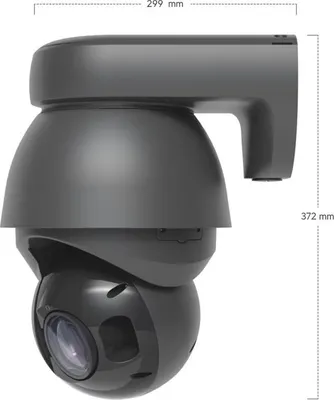 Obrázek produktu pro Ubiquiti AI PTZ Precision, Bezpečnostní IP kamera, Vnitřní a venkovní, Kabel, ARM Cortex-A53, Wall/Pole/Desk, Černá
