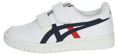 Image de Baskets pour enfants ASICS 1194A077 JAPAN S PS, couleur blanc, marine et rouge, taille 33,5