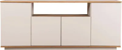 Image de CALICOSY - Buffet 4 portes et 1 niche centrale L180 cm - ARISTA