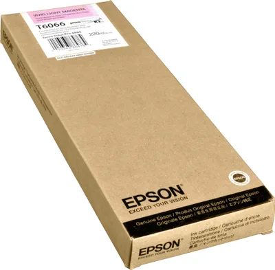 Productafbeelding van Epson C13T606600 Epson Tintenpatrone vivid light magenta T 606  220 ml     T 6066