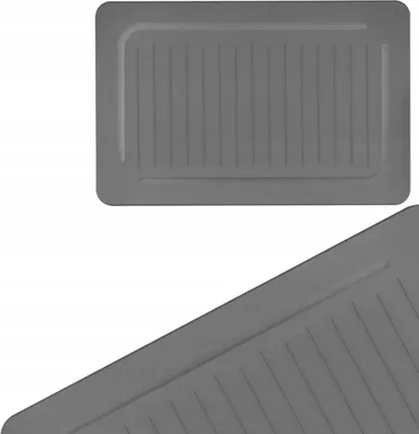 Obrázek produktu pro Diatomitová Koupelnová Rohožka Rychleschnoucí Savá Antracitová 60X40Cm