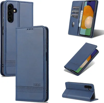 Immagine prodotto di Custodia Galaxy A14 5G, Portafoglio con chiusura magnetica e supporto, Custodia Flip in pelle per Samsung Galaxy A14 5G blu