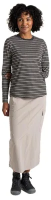 Produktbild von Craghoppers - "Akona" T-Shirt für Damen, Nosilife, Langärmlig CG2457 (40 DE) (Segelweiß/Marineblau)