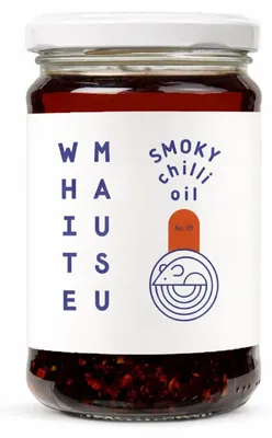 Produktbild von White Mausu Smoky Chili Öl mit Knoblauch