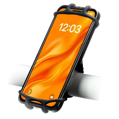 Produktbild von R2B Handy Halterung Fahrrad - Universal elastisch fahrrad Handyhalterung, Handyhalter fahrrad für Mountainbikes, Motorräder und Motorroller