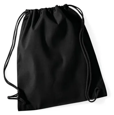 Image de Sac Westford Mill avec cordon de serrage FK1297 (taille unique) (noir)