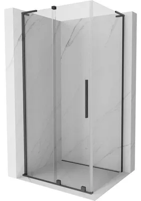 Obrázek produktu pro Mexen Velar L posuvná sprchová kabina 110 x 100 cm, transparentní, kartáčovaná gun gray - 871-110-100-03-66