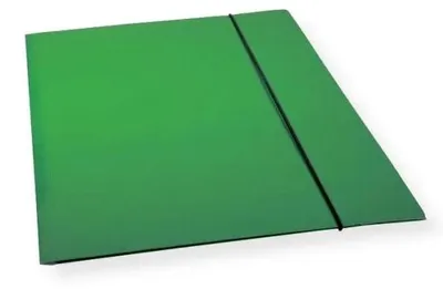 Immagine prodotto di Cartellina A4 con elastico, verniciata verde, 300 g/m² (10 pezzi) - Penword