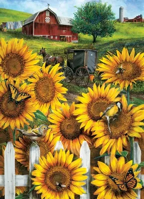 Produktbild von COBBLE HILL Puzzle „Paradies auf dem Land“ – 500 Teile