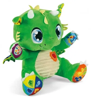 Image de Mon copain le dragon - peluche interactive musicale et lumineuse - baby clementoni - 52506