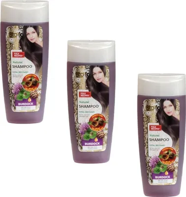 Produktbild von 3x 270 ml Fitokosmetik Shampoo Klette mit Zedernöl und Revitalisierungskomplex