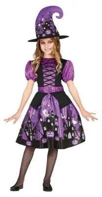Obrázek produktu pro Tajemný kostým Čarodějnice fialová Halloween 2026