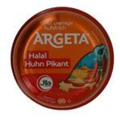 Argeta Hühnchen-Aufstrich Pikant – 95 g – Würziger Genuss für Liebhaber von Schärfe