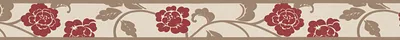 Produktbild von A.S. Création selbstklebende Bordüre Only Borders 9 beige braun rot 5,00 m x 0,05 m 282019