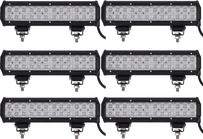 Immagine prodotto di Greenmigo 6X 72W Faro da lavoro a LED bianco 12V 24V Proiettore Riflettore Barra luminosa Faro da lavoro Luce da lavoro Lampada da lavoro fuoristrada per trattore