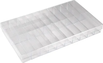 Image de Hüfner Sortimentskasten 800286 355x210x40mm Fächer: 20