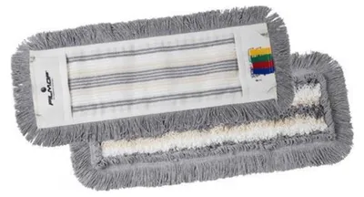 Produktbild von Filmop Hospitalmopp "Dreituft" mit Farbcodierung grau  50 cm