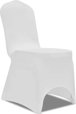Produktbild von vidaXL Stretch-Stuhlhussen Weiß 30 Stk.