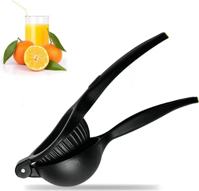 Produktbild von Zitronenpresse Handpresse – Manuell, Rostfreies Aluminium, BPA-frei, Tragbar für Limetten, Orangen, Apfelsaft