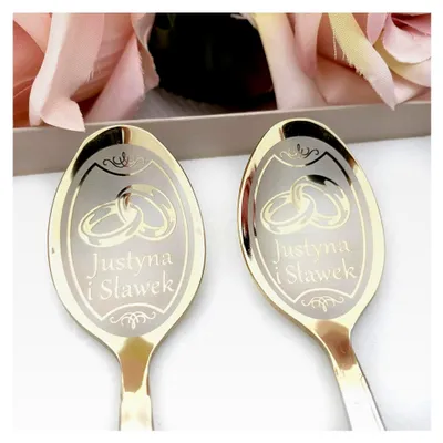 Produktbild von Personalisierte Partnerlöffel mit individueller Gravur – Geschenk für Hochzeit, Verlobung oder Jahrestag