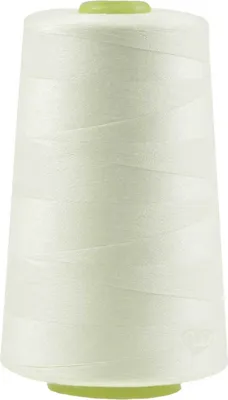 4572m Overlockgarn Nähgarn Polyester Overlock Artikel 3v10 reinweiß
