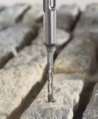 Produktbild von wolfcraft GmbH 1 Hammer-Schlagbohrer Standard, Bohrer, Hammer drill bit, 1,4 cm, 600 mm, Künstlicher Stein, Beton, Naturstein, 55 cm