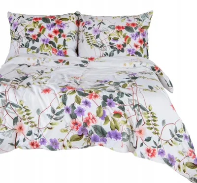 Produktbild von Darymex Bettwäsche 1522/1 Blumenmuster Baumwollsatin 160x200